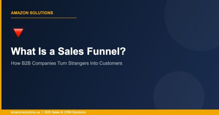 What Is a Sales Funnel? How B2B Companies Turn Strangers Into Customers