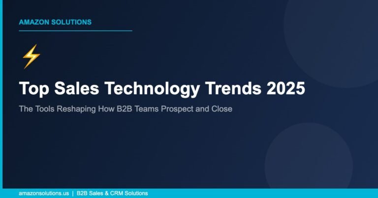 The Top Sales Technology Trends to Watch in 2025